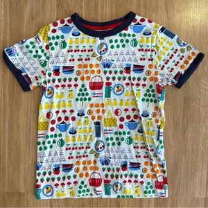 Little Bird Colorful Patterned Kids Shirt